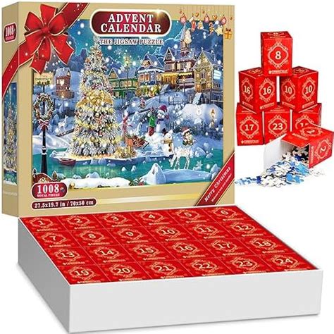 Adventskalender 2024 Puzzle Krippe 24 Schachteln Mit 1008 Teilen