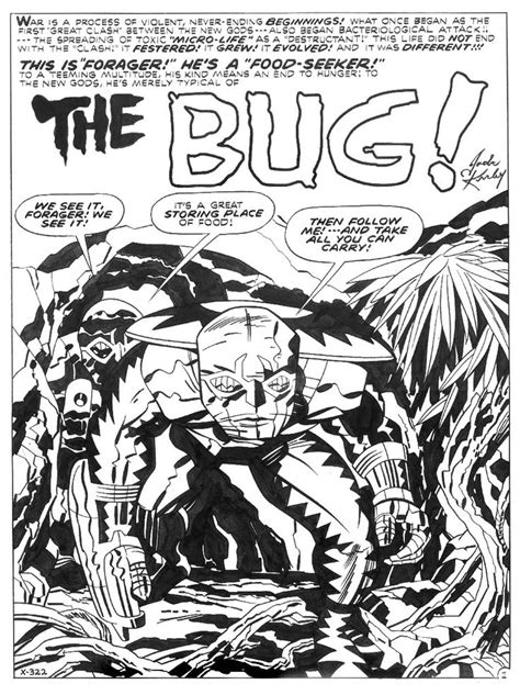 Jack Kirby Jack Kirby Art Comic Book Pages