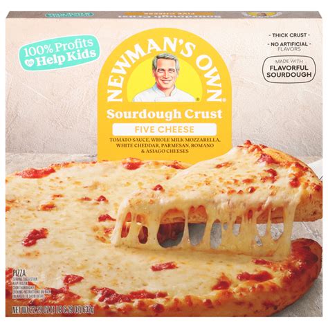 Save On Newman S Own Thick Sourdough Crust Five Cheese Pizza Frozen