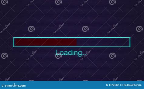 Retro Game Loading Screen Stock Footage Video Of Progression 147943914