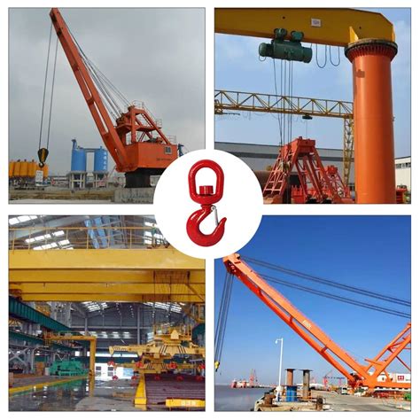 Buy 5 Ton Swivel Lifting Hook With Safety Latch，swivel Hooks Heavy Duty
