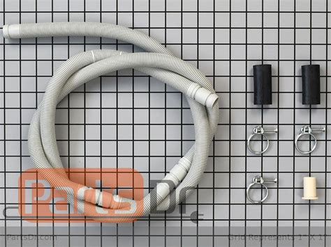 W Whirlpool Dishwasher Drain Hose Kit Parts Dr