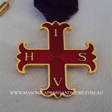 Red Cross Of Constantine Breast Jewel 4301 Masonic Aprons More