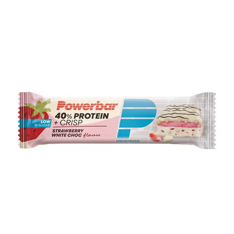 Powerbar 40 Protein Crisp Bar Strawberry White Chocolate 40g