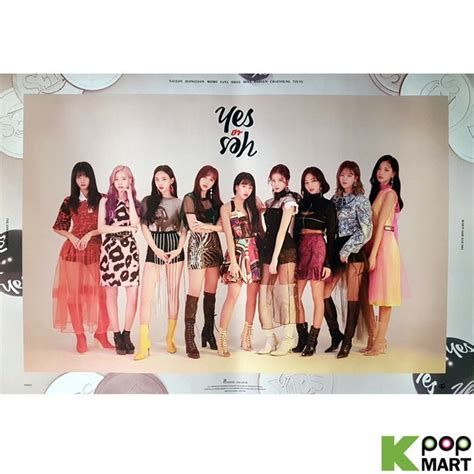 Poster Twice Mini Album Vol Yes Or Yes White B Kpopmart