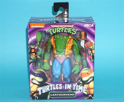 Teenage Mutant Ninja Turtles In Time Leatherhead Mib Boxed Neca