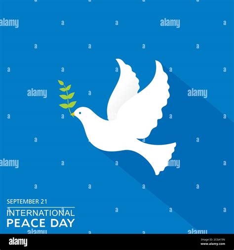 Vector Illustration Of International Peace Day Observed On September