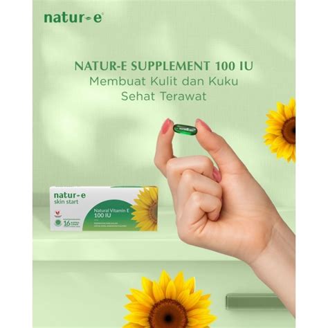 Jual DC NATUR E Skin Start Natural Vitamin E 100 IU Series Shopee