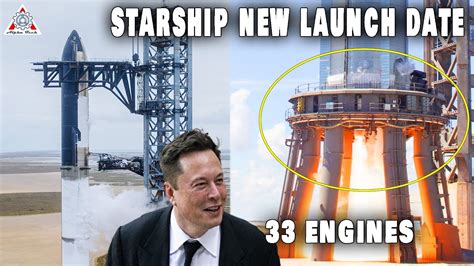 Spacex Officially Announced New Launch Date For First Starship Orbital Flight After Scrub Youtube