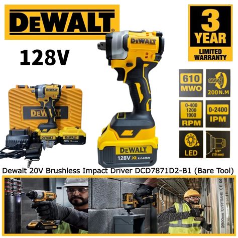 DeWALT Impact Wrench 1850NM 3in1 Electric Wrench 128V Cordless High