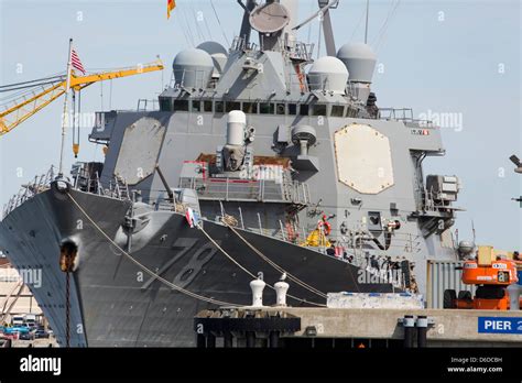 The Uss Porter Ddg 78 An Arleigh Burke Class Destroyer At Naval