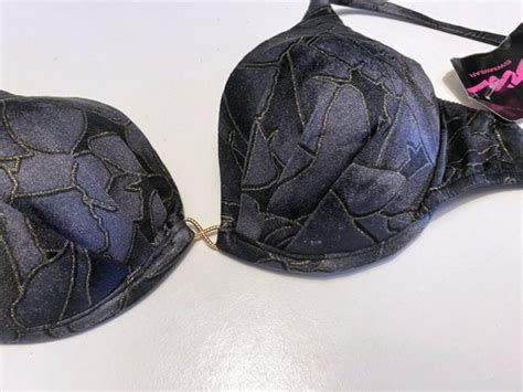 Vintage S Black Bikini NOS NWT Sexy Rockabilly Gem