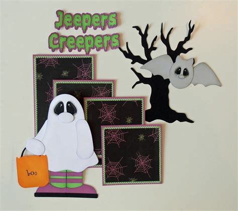 Jeepers Creepers Halloween Sewn Mat Set Scrapbook Creations Creepers