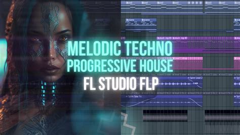 Melodic Techno Progressive House 2024 Fl Studio FLP Like Anyma