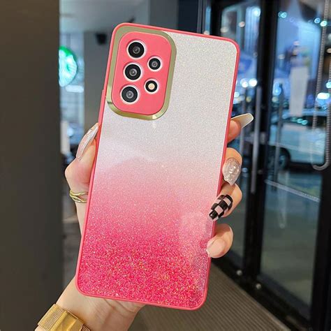 Cheap Gradient Bling Glitter Sequins Phone Case For Samsung Galaxy A33