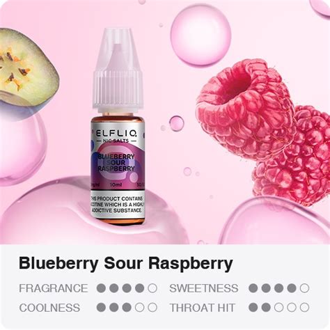 Elfbar Elfliq Blueberry Sour Raspberry Nic Salts Ml From Elfbar Co Uk