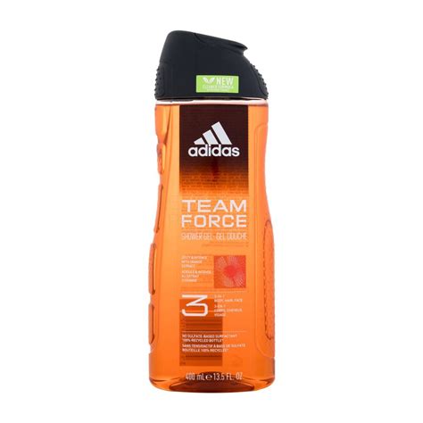 Adidas Team Force Shower Gel 3 In 1 New Cleaner Formula Żel pod