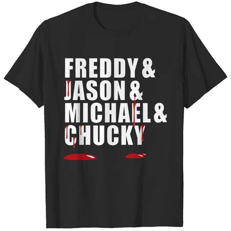 Freddy Jason Michael Chucky T Shirts Sold By Marcosdyu Sku