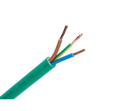 CABLE LIBRE HALÓGENOS RZ1 K 3G 10MM2 VERDE METRO LINEAL Bricomart