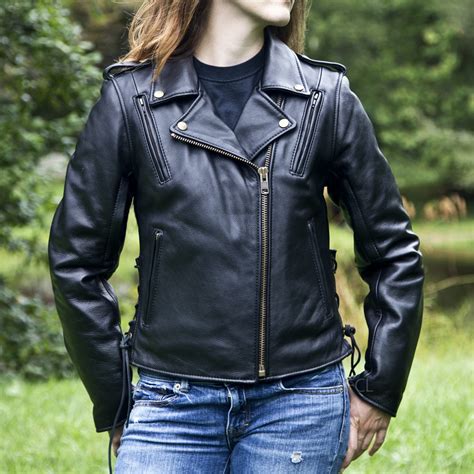 Women's Classic Motorcycle Jacket II - Fox Creek Leather