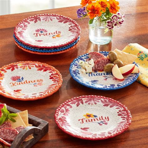 The Pioneer Woman Woodland Whimsy Family Appetizer Plate