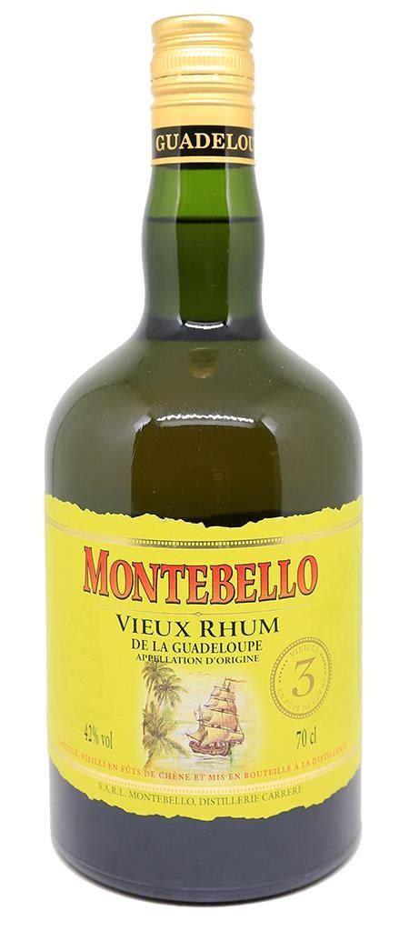 Rhum Agricole Pur Jus De Canne Montebello Rhum Vieux Ans