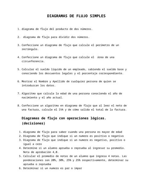 DOCX Practicas Diagramas De Flujo DOKUMEN TIPS