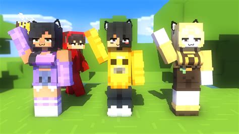 Adambarai Super Idol First Meet Ethobot Aphmau And Daisy Minecraft