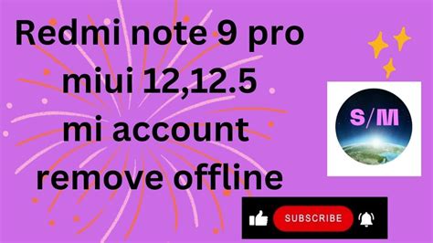 Redmi Note 9 Pro Mi Account Frp Reset Done Offline In Sideload Mode