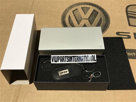 Volkswagen Golf Mk R Leather Keyring Key Fob With Gift Box Owners