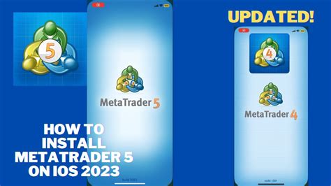 How To Install MetaTrader 5 MT5 On IOS And UPDATE MetaTrader 4 MT4