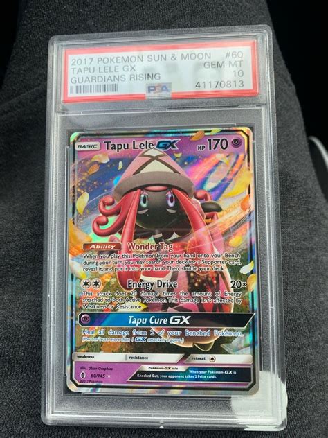 Psa Gem Mint Tapu Lele Gx Sm Guardians Rising