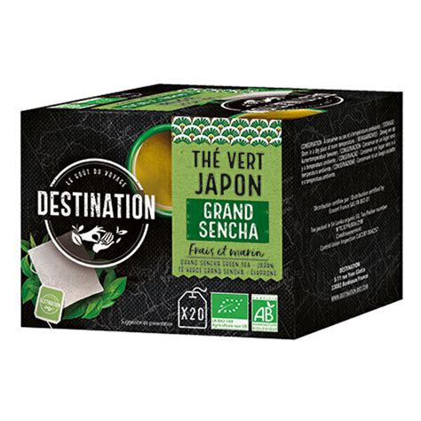 Th Vert Grand Sencha Du Japon Sachets Greenweez