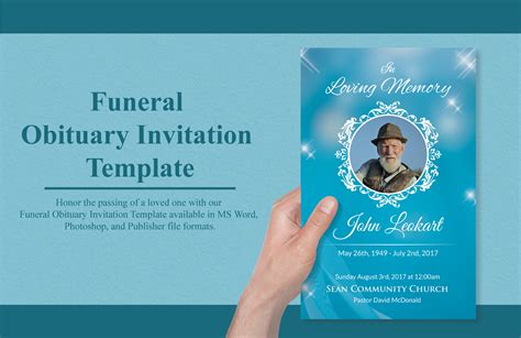 Free Editable Obituary Templates In Word To Download