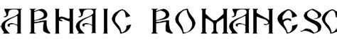 Free Romanian Fonts