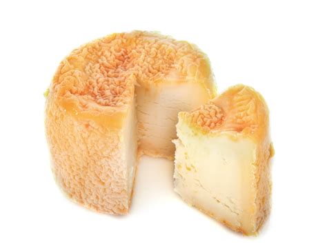 Premium Photo Langres Cheese Isolated On White