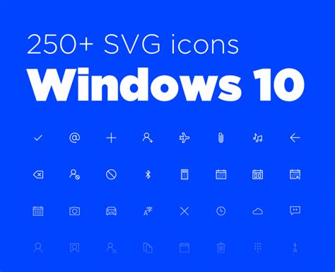 Windows 10 Mobile Icon Set. This is a very large icon set designed… | by Alex Ionescu | Medium