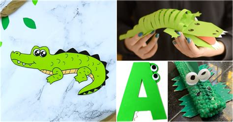 17 Awesome Alligator Crocodile Crafts For A Snappin Good Time