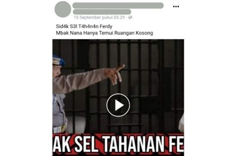 Cek Fakta Hasil Sidak Najwa Shihab Mengejutkan Temukan Sel Tahanan