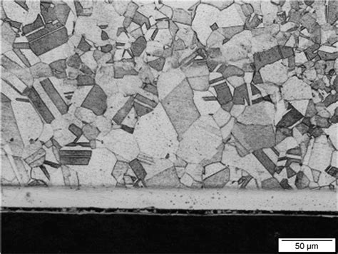 Optical Microscopy Analysis Of The Cross Section Of An Aisi 316l