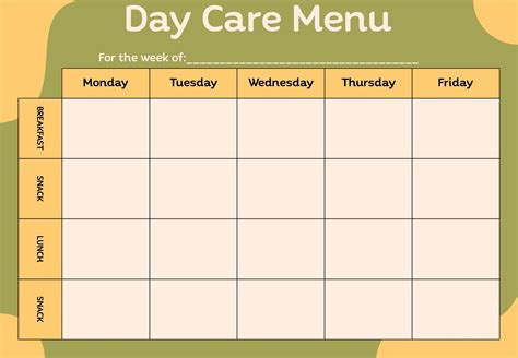 Day Care Plans Free Pdf Printables Printablee Preschool Lesson