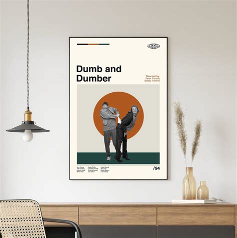 Dumb And Dumber Poster Dumb And Dumber Print Minimalist Etsy