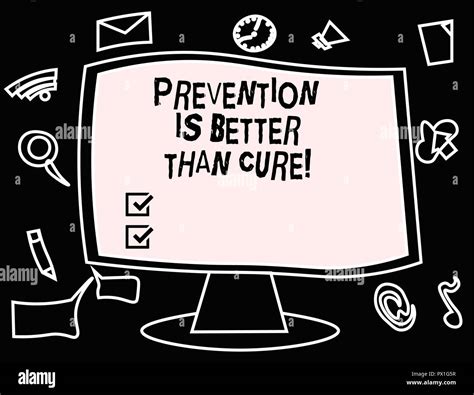 Text Sign Showing Prevention Is Better Than Cure Conceptual Photo Disease Is Preventable If