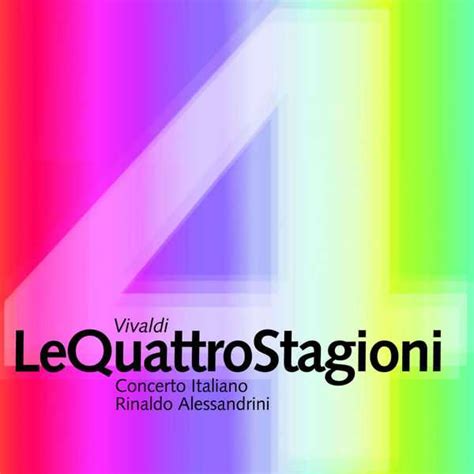 Concerto Italiano Rinaldo Alessandrini Vivaldi The Four Seasons