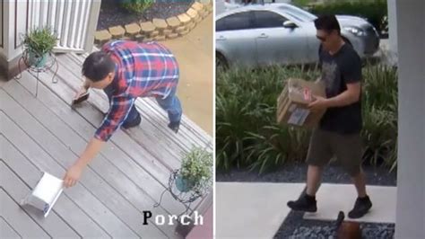 Woman Caught On Camera Stealing Package Off Porch