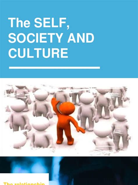 The Self Society And Culture Download Free Pdf Self Identity