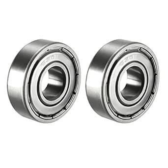 Sourcing Map 6201ZZ Ball Bearing 12mm X 32mm X 10mm Double Shielded