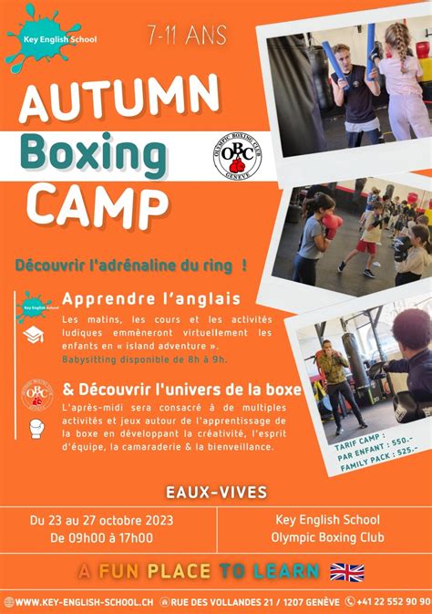 Camp Enfant Ans Olympic Boxing Club Gen Ve