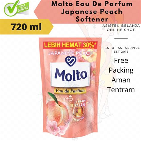 Jual Molto Japanese Peach Ml Pewangi Pelembut Softener Pakaian