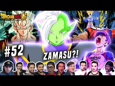 ZAMASU FUTURE TRUNKS MEETS GOHAN REACTION MASHUP Dragon Ball